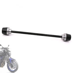 Titanium Billet Front Fork Axle Sliders For Yamaha MT07 FZ07 13-16 17 18 19 20 - Foto 1 di 5