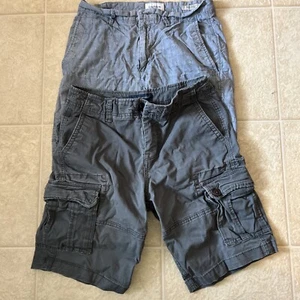 Goodfellow Linden Shorts Aeropostale Cargo Shorts Gr. 28 grau 2 Stück * - Bild 1 von 9