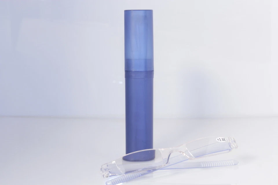 DEUTSCHE AUGENOPTIK AG Reading Glasses Reading Aid Glasses Ready Reading Glasses with Water Bright Frame Vision Aid