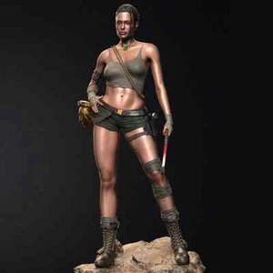 Lara Croft Statue 3D Print Unpainted/Unassembled - Picture 1 of 3
