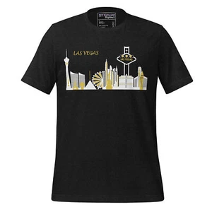 Las Vegas Skyline T-Shirt - CityScape Unisex - Bild 1 von 5