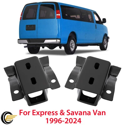 Soporte de parachoques trasero izquierdo derecho de acero para Chevrolet Express 2500 3500 1996-24 21 Foto 1 de 4