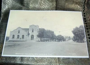 17" x 11" Print of a Vintage Postcard of Baptist Church, Escondido, California - Picture 1 of 3