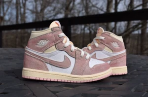 Nike Air Jordan 1 Retro High OG TD 'Washed Pink'  FD2598-600  Toddler Size 9C - Picture 1 of 10