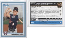 2010 Bowman Prospects Blue /520 James Beresford #BP76