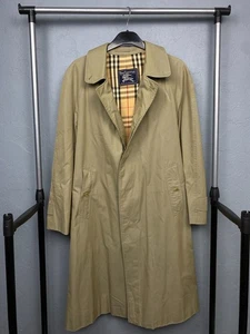 Burberry's Vintage Mens Trench Coat Jacket Size L - Picture 1 of 11