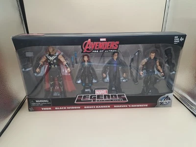 Marvel Legends Vengadores Era de Ultrón Paquete de 4 Banner Ojo de Halcón Thor Viuda  Foto 1 de 4