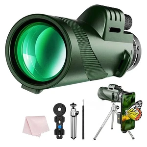Nuovo Binocolo Super Alta Potenza Portatile Monoculare Telescopio Caccia Campeggio - Foto 1 di 15
