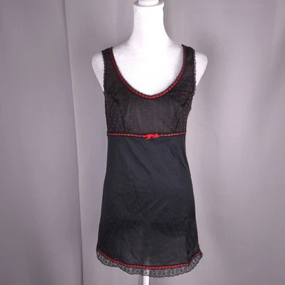 Vanity Fair Vintage Feminino 32 Preto Babydoll Mini Lingerie Coquete de Fadas Anos 50 - Imagem 1 de 4