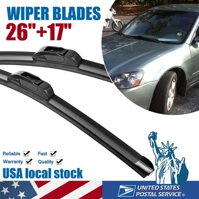 For Subaru Legacy Outback 2015-2018 FRONT 26"&17" WINDSHIELD WIPER BLADE SET OEM - Image 1 of 4