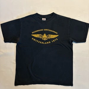 2001 Cruscotto Confessionale Esercito Svizzero Romance Anvil T-shirt Uomo Medium Nero - Foto 1 di 6