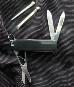 Rite-Edge Black Swiss Scout Classic 58mm Multi Tool Pocket Knife-Same Day Ship! - Picture 1 of 8