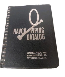 VINTAGE:  NAVCO PIPING DATALOG National Valve and Manf Company 1971 Rev edition - Picture 1 of 8