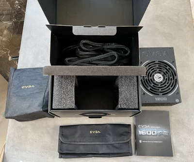 EVGA SuperNOVA 1600 P2 80+ Platinum 1600W Fully Modular Power Supply Mint 99%New - Image 1 of 4