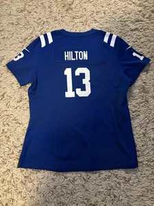 Maglia Indianapolis Colts Hilton #13 NFL calcio giovanile XL 18/20 blu - Foto 1 di 6
