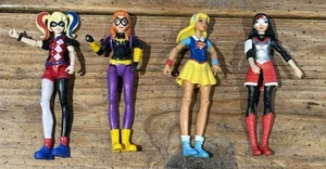 DC COMICS Super Hero Girls~SET OF 4 Articulated 6” ACTION FIGURES Mattel 2015 - Picture 1 of 18