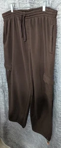 212 NYC Men Thick Sweatpants Brown W/Pockets - Picture 1 of 10