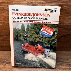 1973-1990 Evinrude/Johnson 48-235 HP Outboard Electric Clymer Shop Manual B736 - Bild 1 von 9