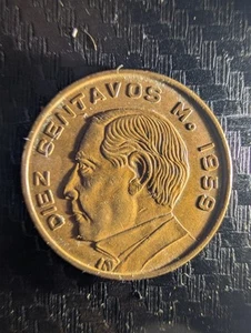 1959 Mexico 10 Centavos Coin. Km# 433 High Grade Foreign World - Picture 1 of 2