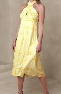NWT Banana Republic Halter Open Back Dress Y2K  - Picture 1 of 7