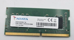 ADATA AD4S240038G17-B Speichermodul 8 GB DDR4 2400 MHz 260-pin SO-DIMM #1 - Bild 1 von 2