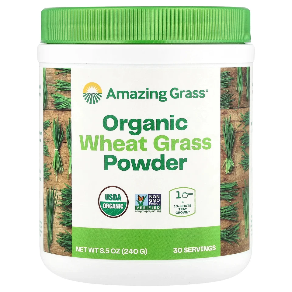 Organic Wheat Grass Powder 30 Servings