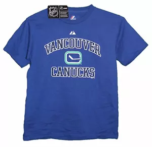 Vancouver CANUCKS NHL Hockey Stick Logo TEE SHIRT Kids XL - Picture 1 of 1