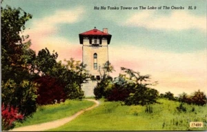 Postcard Ha Ha Tonka Tower Lake of the Ozarks - Picture 1 of 2
