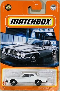 Matchbox 1962 Plymouth Savoy White (long Card) 2022 New - Picture 1 of 1