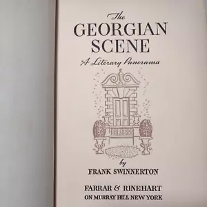 The Georgian Scene by Frank Swinnerton 1934 Hardcover no dust jacket  - Imagen 1 de 15
