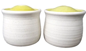 HACIENDA GREEN by Franciscan Salt & Pepper Set NEW NEVER USED made in England - Picture 1 of 5