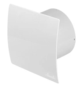 Ventilatore Estrattore Bagno con Timer e Umidificatore 4" 100mm Bianco Lucido - Foto 1 di 2