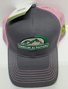 Authentische JohnDeere Damen-Truckermütze Frontline Ag Logo bestickt neu mit Etikett - Bild 1 von 4
