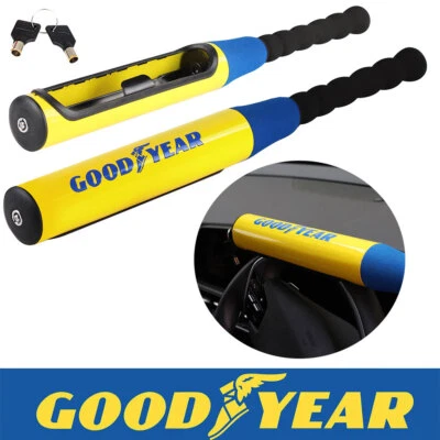 Goodyear Blocco Volante Universale Stile Mazza da Baseball Antifurto Auto Veicolo