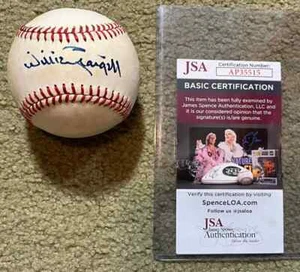 WILLIE STARGELL PITTSBURGH PIRATES HOF SIGNED AUTO VINTAGE ONL BASEBALL JSA Coa! - Picture 1 of 2