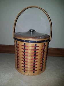 Longaberger 2004 Orgullosamente Americana Cubo de Hielo Combo NUEVO Patriótico Retirado - Imagen 1 de 3