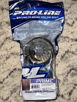 PROLINE Prime 2.8" Street Tires Mounted on F-11 Black Wheels For Rear 10116-15 - Image 1 of 4