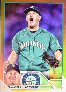 2023 Topps Series 1 Gold Foil #207 Paul Sewald Mariners - Picture 1 of 1