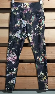 Old Navy Active Youth XL 14/16 Side Pocket Powersoft Leggings High Rise Floral - Picture 1 of 15