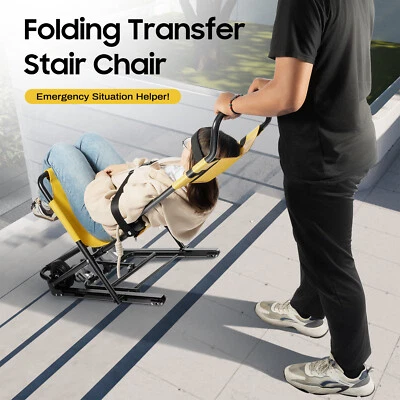 Portable Foldable Stair Lift Chair Elevator Stair Lifting Climbing Wheelchair - Image 1 of 4