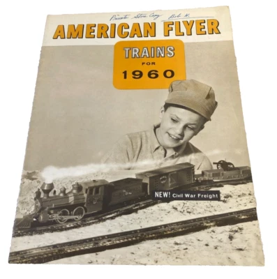 Modelo de tren a escala S American Flyer 1960 catálogo de comercio de consumo guerra civil d2230 Foto 1 de 3
