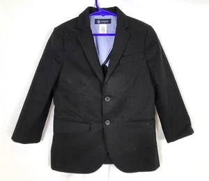 Crewcuts J Crew Thompson Black Blazer Jacket Boys 6-7 Cotton - Picture 1 of 5