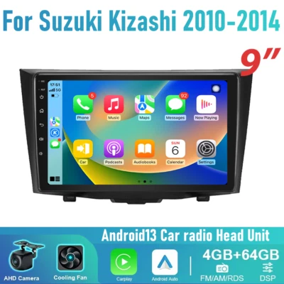 10'' Apple Carplay Android Auto Head unit Car Radio For Suzuki Kizashi 2010-2014 - Image 1 of 4