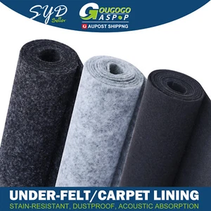 Marine Cabin Underfelt Felt Fabric Yacht Deck Car Hump Liner Carpet Rug Underlay - Picture 1 of 22