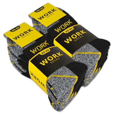 10 | 20 Paar kurze Arbeitssocken Herren Socken Baumwolle WORK - Bild 1 von 4