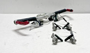 Kore Litebar 540mm Shimano SL-MC41 3x8 Shifters M600 Servo Wave Levers/V-Brakes+ - Picture 1 of 14