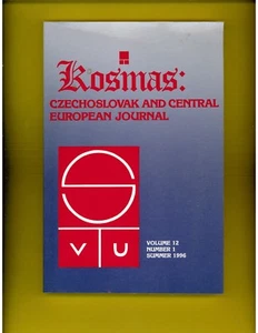 KOSMAS: CZECHOSLOVAK & CENTRAL EUROPEAN JOURNAL, Vol. 12, No. 1, Summer 1996 - Picture 1 of 1