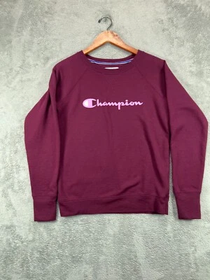 Женская толстовка маленький чемпион красный логотип свитер экипажа графический длинным рукавом - Изображение 1 из 4