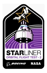 NASA Boeing Starliner Flight Test 2 Vinyl Sticker - 3 in. x 2in. - Picture 1 of 1