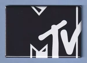 MTV LOGO *2X3 FRIDGE MAGNET* ON DEMAND TV SHOW MUSIC VIDEOS REALITY EPISODES  - Picture 1 of 2